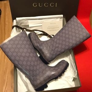 gucci rain boots womens